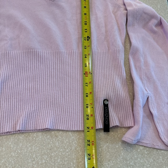 Echo Red V-Neck  Sweater Womens XL Pink - Picture 6 of 7